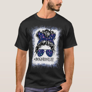 Camiseta Cachorro Mãe Vida Dia de as mães Cabelo Maluco P