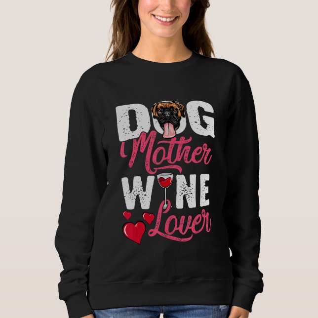 Camiseta Cachorro-Mãe Vinho (Frente)