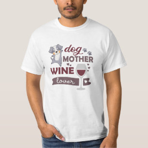 Camiseta Cachorro Mãe Vinho Fresco Fresco Australiano Fofad