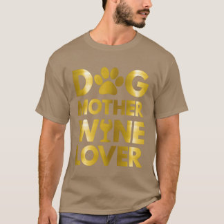 Camiseta Cachorro Mãe Vinho, garoto de 2021