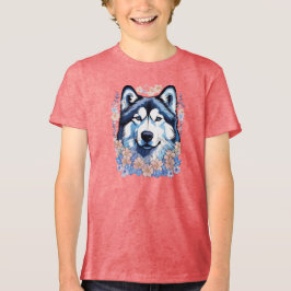 Camiseta Cachorro Malamute Do Alasca, Cercado Por Esquecer-
