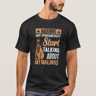 Camiseta Cachorro Malinois Belga Para Proprietário Malinois