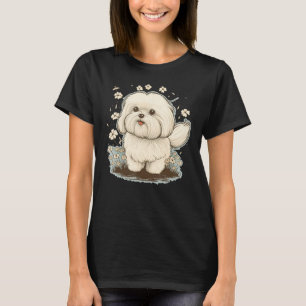 Camiseta Cachorro Maltês Cachorro Mole 5