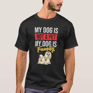 Camiseta Cachorro Maltês - Proprietário