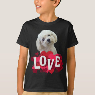 Camiseta Cachorro Maltês Puppy Proprietário Maltipoo Mix Fã