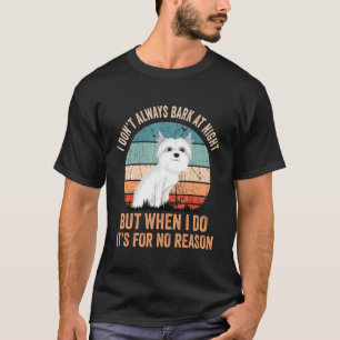 Camiseta Cachorro Maltês Raça Pai De Cachorro Mãe Proprietá