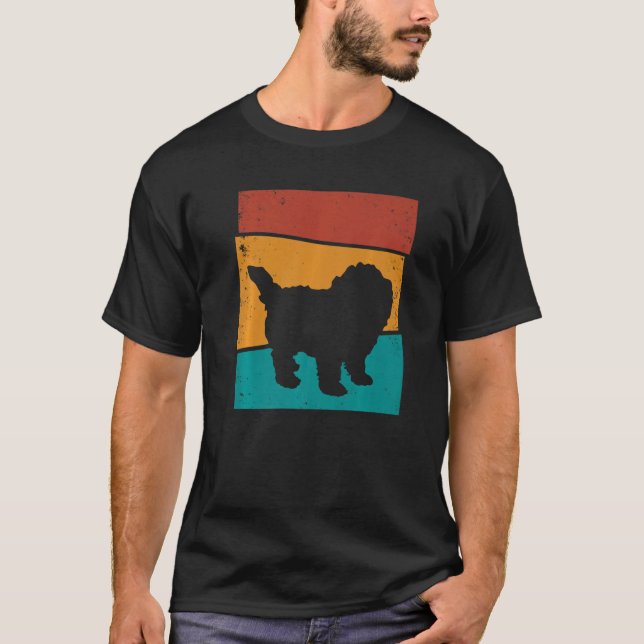 Camiseta Cachorro Maltipoo Retro (Frente)