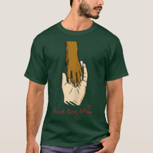 Camiseta Cachorro Mama Amor Cachorro Proprietário Cachorro