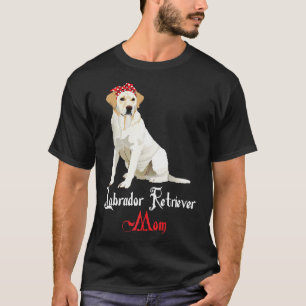 Camiseta Cachorro Mama Cachorro Mãe Labrador Retriever Prem