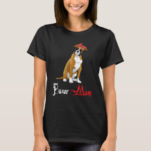 Camiseta Cachorro Mama Puppy Mãe Boxer