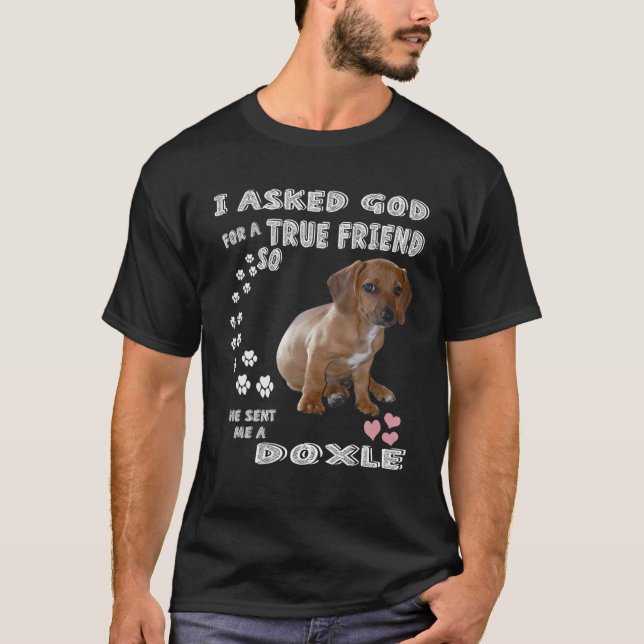Camiseta Cachorro Mamãe Fumaça Pet, Pai de Beagle Dachshund (Frente)