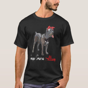 Camiseta Cachorro Mamãe Puppy Mãe Cane Corso