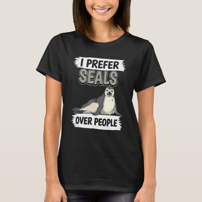 Camiseta Cachorro Marítimo De Cotação I Prefere Sedos Sobre (Frente)