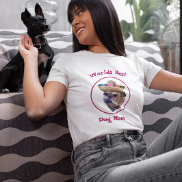 Camiseta Cachorro Marrom Face Chug Foto