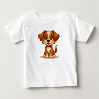 Camiseta Cachorro Marrom Fofo Para Amantes de Cachorros