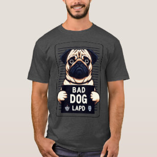 Camiseta Cachorro Mau Pug
