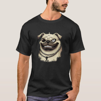 Camiseta Cachorro Mau Pug Halloween 1