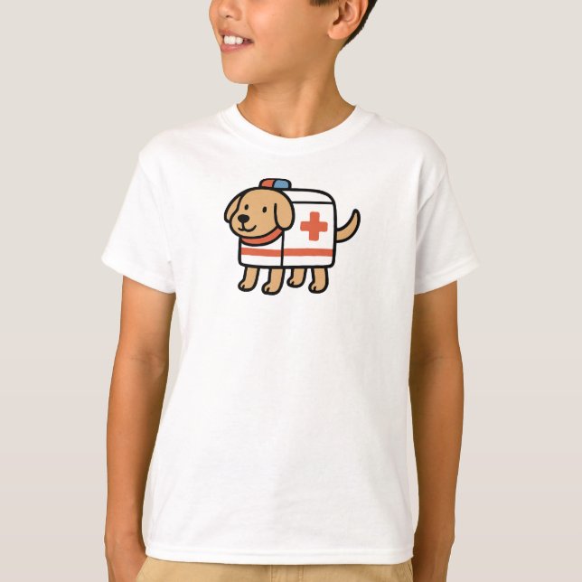 Camiseta Cachorro Médico (Frente)