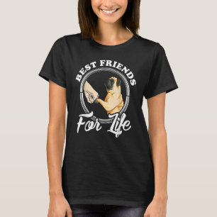 Camiseta Cachorro Melhores Amigos Pugs Para Meninos do Papa