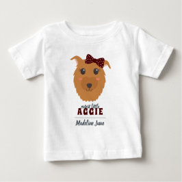 Camiseta Cachorro Menino Maroon
