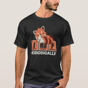 Camiseta Cachorro Mesa Periódica Cachorro Pajama Dormindo V