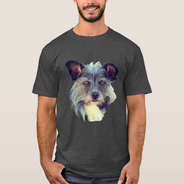 Camiseta Cachorro Mestiço De Raça Mistura Terrier (Frente)