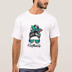 Camiseta Cachorro Mimi Life Messy Bun Hair Dia de as mães W