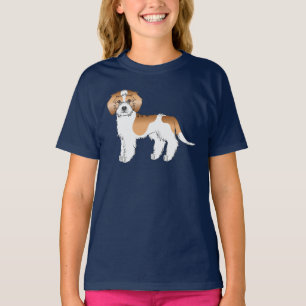 Camiseta Cachorro Mini Goldendoodle de Partida Apricot