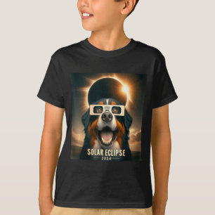 Camiseta Cachorro Montanhês Bernês Selfie Fofo Feminino