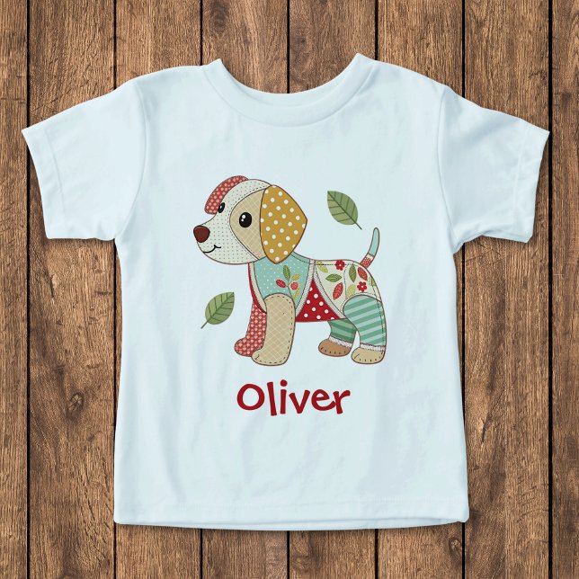 Camiseta Cachorro Mosaico Fofo (Criador carregado)