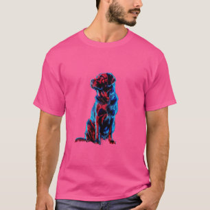 Camiseta Cachorro Motif Floresta Amante de os animais Pet N