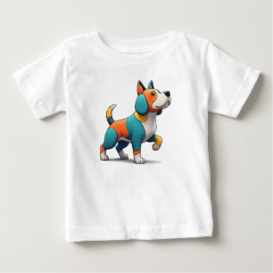 Camiseta cachorro multi cor