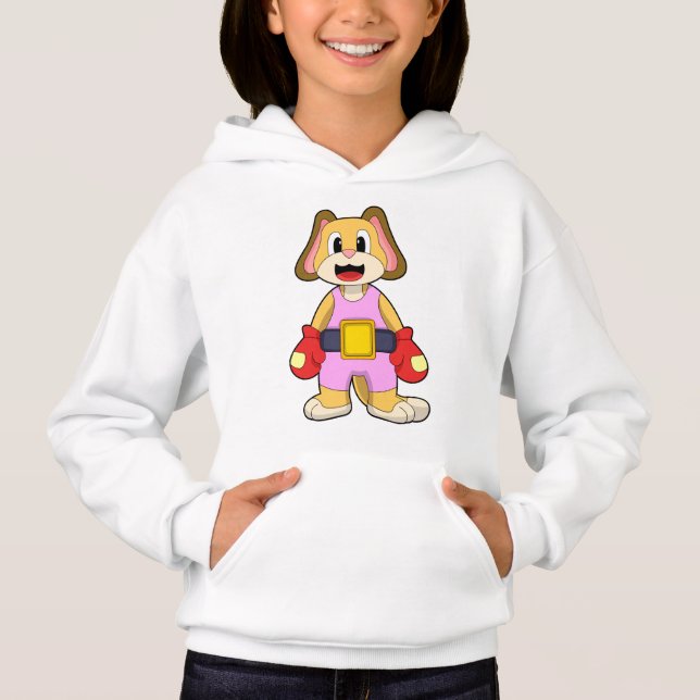Camiseta Cachorro na caixa com luvas in a box (Frente)