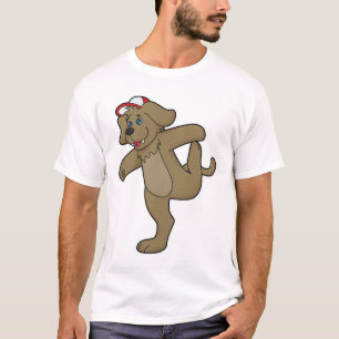 Camiseta Cachorro na Malhação de Yoga