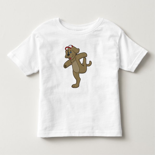 Camiseta Cachorro na Malhação de Yoga (Frente)