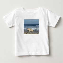 Camiseta Cachorro Na Praia
