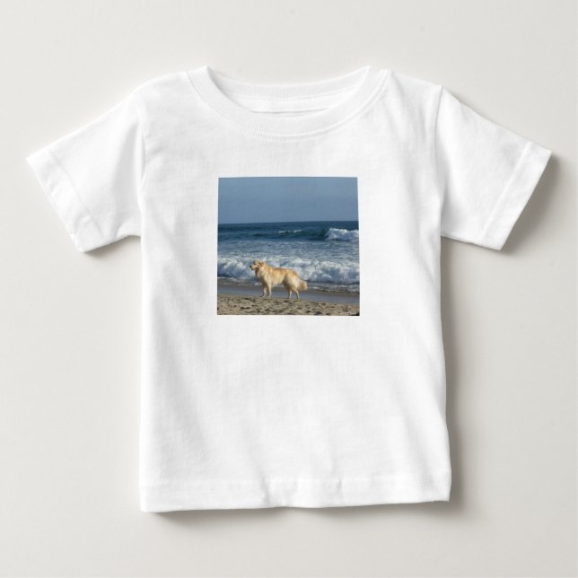 Camiseta Cachorro Na Praia (Frente)