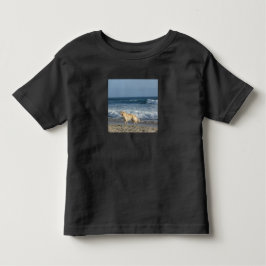 Camiseta Cachorro Na Praia