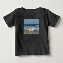 Camiseta Cachorro Na Praia