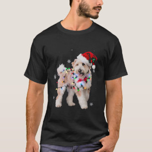 Camiseta Cachorro Natal Light Xmas Aussiedoodle