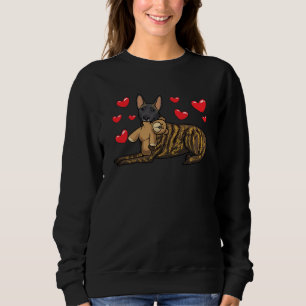 Camiseta Cachorro Neerlandês Com Animais E Corações Ench