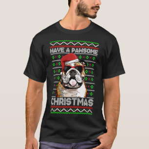 Camiseta Cachorro Negra Feliz Natal