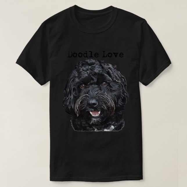 Camiseta Cachorro Negro 1  (Frente do Design)