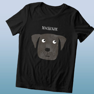 Camiseta Cachorro Negro Engraçado Labrador Retriever Person