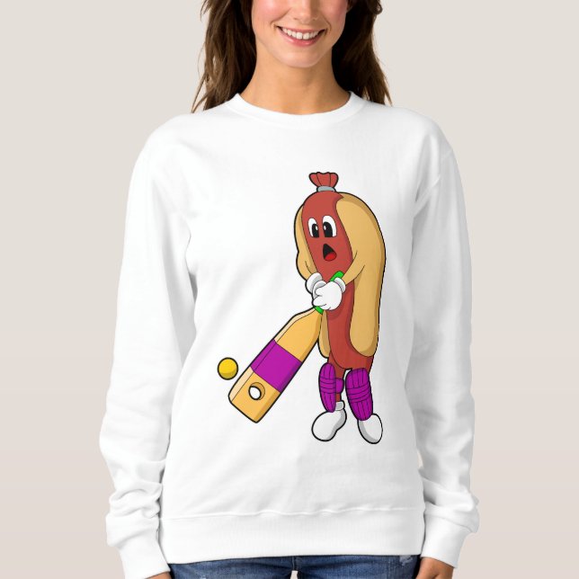Camiseta Cachorro no Cricket com morcego de Cricket (Frente)