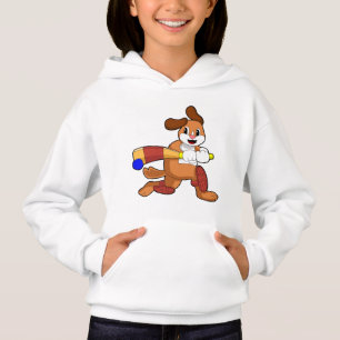 Camiseta Cachorro no Cricket com morcego de Cricket