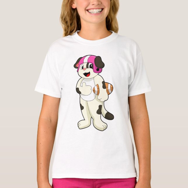 Camiseta Cachorro no Futebol (Frente)