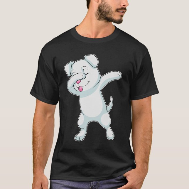 Camiseta Cachorro no laboratório de dança de salto (Frente)