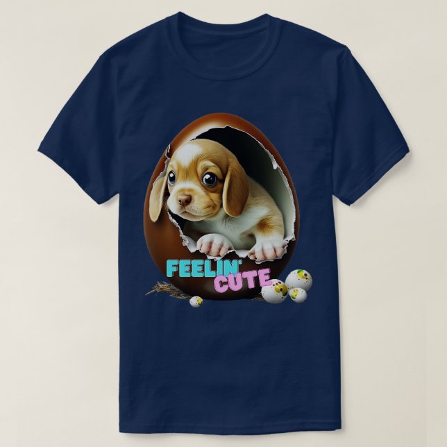 Camiseta Cachorro no Ovo (Frente do Design)