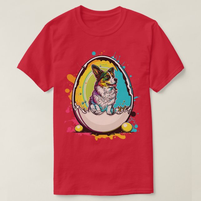 Camiseta Cachorro no ovo 119 (Frente do Design)